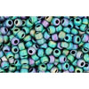 Kaufen Sie Perlen in der Schweiz cc706 - Toho rocailles perlen 11/0 matt colour iris teal (10g)