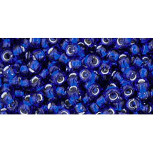 Kaufen Sie Perlen in der Schweiz cc28 - Toho rocailles perlen 8/0 silver lined cobalt (10g)