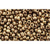 cc1705 - perles de rocaille Toho 11/0 gilded marble brown (10g)