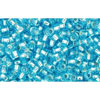cc23 - Toho rocailles perlen 11/0 silver lined aquamarine (10g)