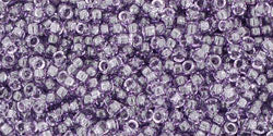 Kaufen Sie Perlen in der Schweiz cc19 - Toho beads 15/0 round Transparent sugar Plum (5gr)