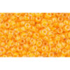 cc801 - perles de rocaille Toho 11/0 luminous neon tangerine (10g)