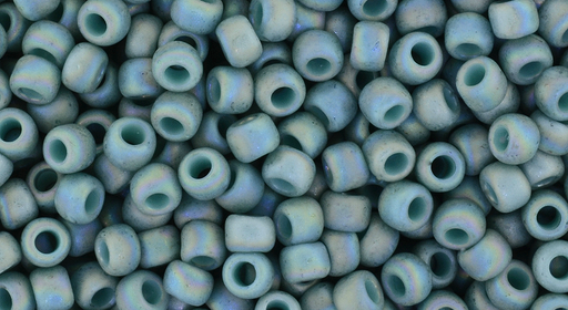 Kaufen Sie Perlen in der Schweiz cc2634F - Toho Rocailles Perlen 8/0 semi glazed rainbow Turquoise (10g)