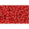Kaufen Sie Perlen in der Schweiz cc25c - Toho rocailles perlen 11/0 silver-lined ruby (10g)