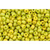 cc1624f - perles de rocaille Toho 11/0 opaque frosted pea green soup (10g)