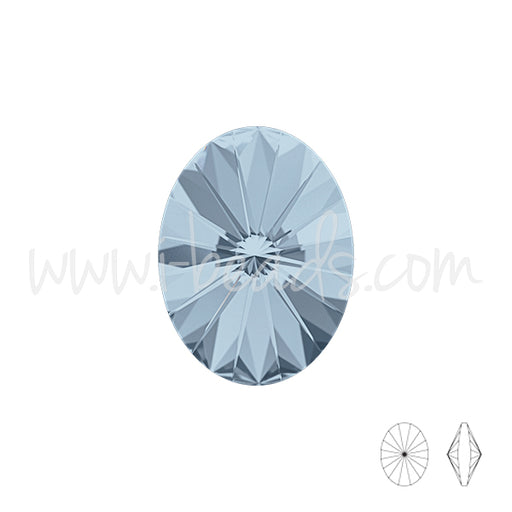 Kaufen Sie Perlen in der Schweiz Swarovski 4122 Oval Rivoli crystal blue shade 8x6mm (1)