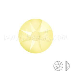 Kaufen Sie Perlen in der Schweiz Strass Swarovski 2088 flat back crystal powder yellow ss20-4.7mm (60)