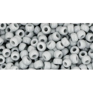 Kaufen Sie Perlen in der Schweiz cc53 - Toho rocailles perlen 8/0 opaque grey (10g)