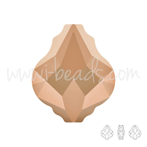 Kaufen Sie Perlen in der Schweiz Swarovski 5058 Baroque Perle Crystal Rose Gold 2x 10mm (1)