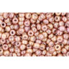Kaufen Sie Perlen in der Schweiz cc1201 - Toho rocailles perlen 11/0 marbled opaque beige/pink (10g)