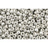 Kaufen Sie Perlen in der Schweiz cc714 - Toho rocailles perlen 11/0 metallic silver (10g)