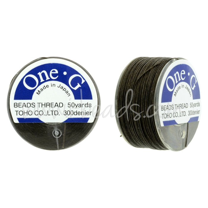 Toho One-G Perlenfaden Brown 45m (1)