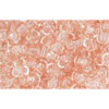 cc11 - perles de rocaille Toho 8/0 transparent rosaline (10g)