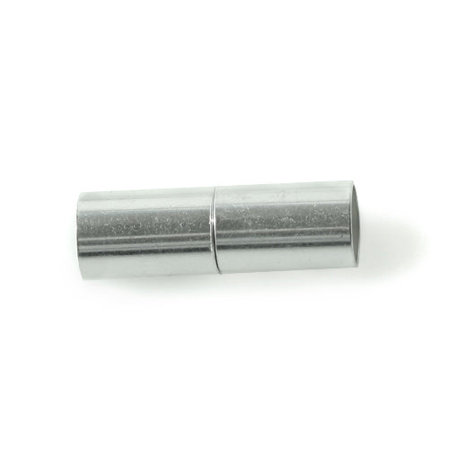 Magnetischer Röhrenverschluss Silberfarben 6x20mm (1)