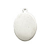 Kaufen Sie Perlen in der Schweiz Medaillon zum Gravieren oval aus sterlingsilber 25mm (1)
