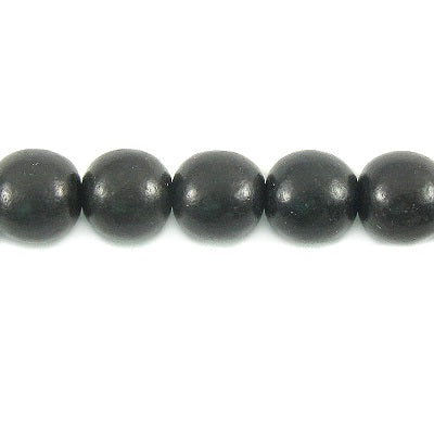 Kaufen Sie Perlen in der Schweiz Runder Ebenholz perlenstrang 8mm (1)