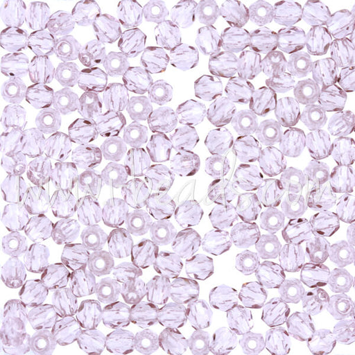 Kaufen Sie Perlen in der Schweiz Glasschliffperlen amethyst 3mm (50)