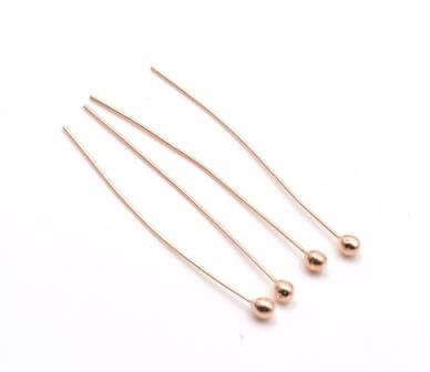 Clous Tête ronde rose gold filled 0.5x25mm (4)