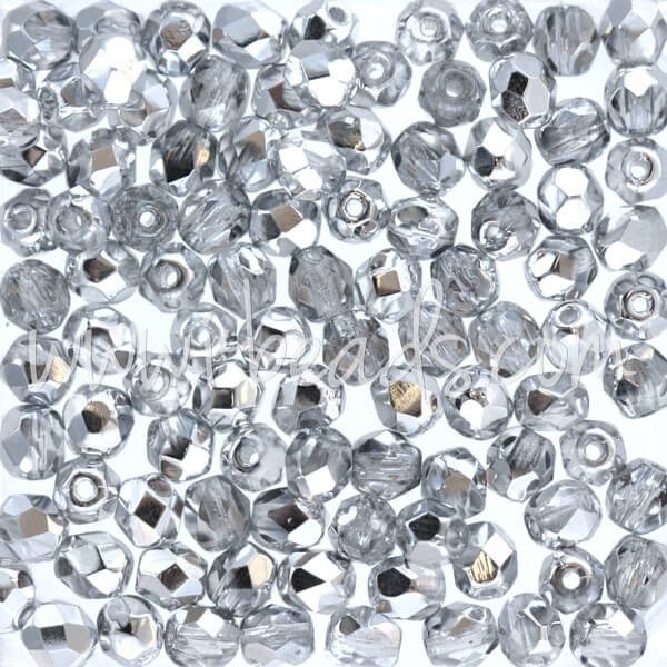 Glasschliffperlen crystal comet light silver 4mm (100)