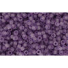 cc19f - perles de rocaille Toho 15/0 transparent frosted sugar plum (5g)