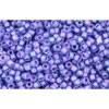 cc934 - perles de rocaille Toho 15/0 light sapphire/opaque purple lined (5g)