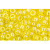Kaufen Sie Perlen in der Schweiz cc175 - Toho rocailles perlen 8/0 transparent rainbow lemon (10g)