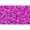 Kaufen Sie Perlen in der Schweiz cc980 - Toho rocailles perlen 11/0 light sapphire/ neon pink lined (10g)