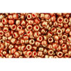 Kaufen Sie Perlen in der Schweiz cc1707 - Toho rocailles perlen 11/0 gilded marble orange (10g)