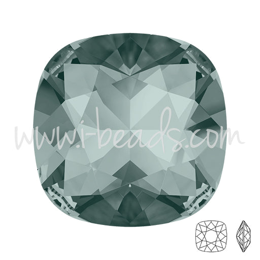 Kaufen Sie Perlen in der Schweiz Swarovski 4470 viereckig black diamond 12mm (1)