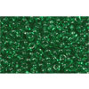 cc7b - perles de rocaille Toho 11/0 transparent grass green (10g)
