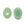 Perlengroßhändler in der Schweiz Grüne Aventurin-Cabochons, oval 10x8mm (2)