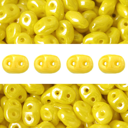 Super Duo Perlen 2.5x5mm Luster Opaque Yellow (10g)