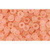 cc11f - Toho rocailles perlen 8/0 transparent frosted rosaline (10g)