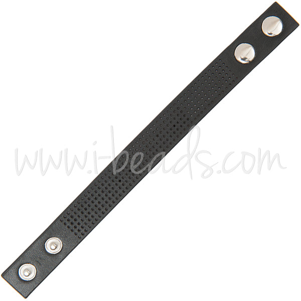 Armband zum Besticken 23x2cm schwarz (1)