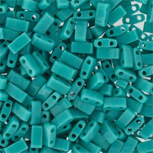 Kaufen Sie Perlen in der Schweiz cc412 -Miyuki HALF tila perlen Opaque Turquoise green 2.5mm (35 perlen)