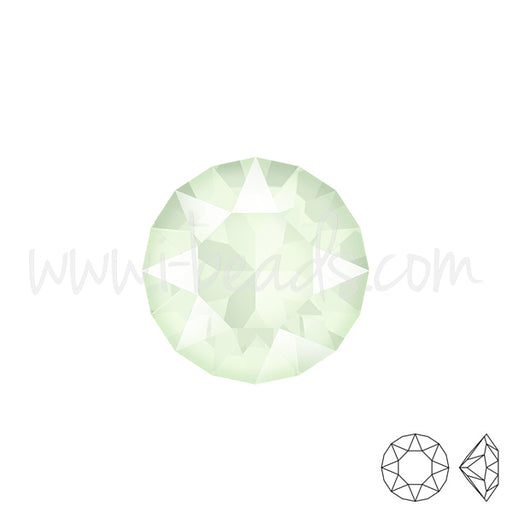 Kaufen Sie Perlen in der Schweiz Swarovski 1088 xirius chaton crystal powder green 6mm-ss29 (6)