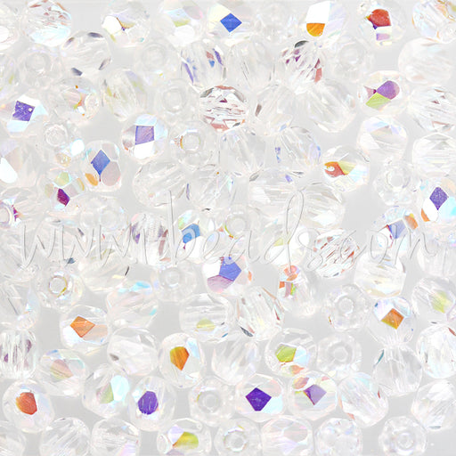 Kaufen Sie Perlen in der Schweiz Glasschliffperlen crystal ab 4mm (100)