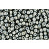 cc371 - Toho rocailles perlen 11/0 black diamond/white lined (10g)