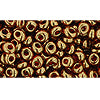 cc329 - Toho magatama perlen 3mm gold lustered african sunset (10g)