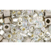 Toho perlen mix junpaku - crystal/silver (10g)