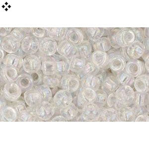 Kaufen Sie Perlen in der Schweiz Cc161 - Toho rocailles perlen 8/0 transparent rainbow crystal (250g)