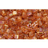 cc162c - perles Toho triangle 2.2mm transparent rainbow topaz (10g)