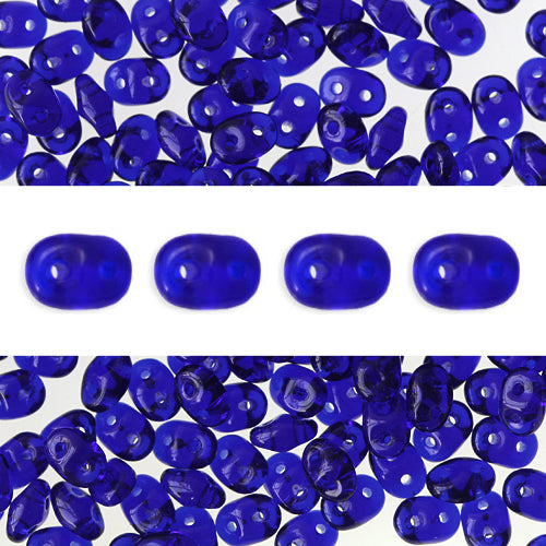 Super Duo Perlen 2.5x5mm cobalt (10g)