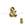 Perlengroßhändler in der Schweiz Buchstabenperle & vergoldet 7x6mm (1)