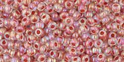 Kaufen Sie Perlen in der Schweiz Cc784- Toho beads-11/0 - Inside-Color Rainbow Crystal/Sandstone-Lined (10gr)