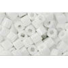 cc41 - perles Toho cube 3mm opaque white (10g)
