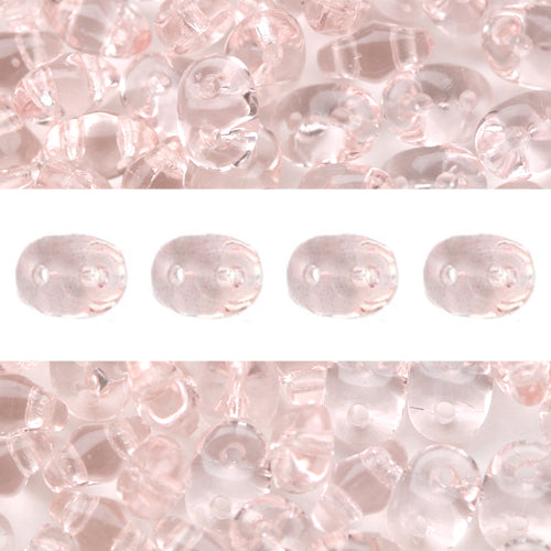 Kaufen Sie Perlen in der Schweiz Super Duo Perlen 2.5x5mm Rosaline (10g)