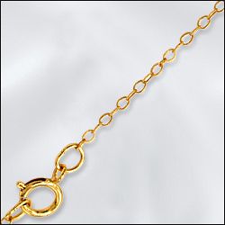 Kaufen Sie Perlen in der Schweiz FeineKette 1,5mm GOLD FILLED  40cm (1)