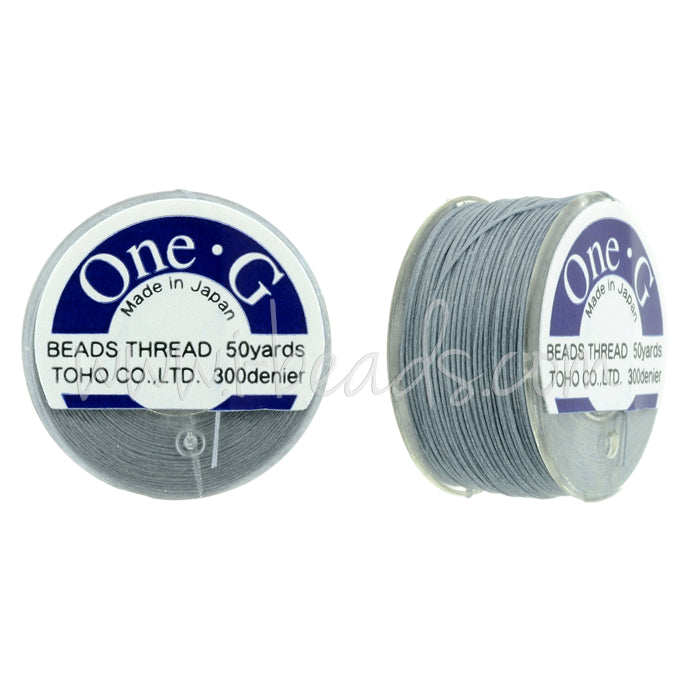 Toho One-G Perlenfaden Grey 45m (1)