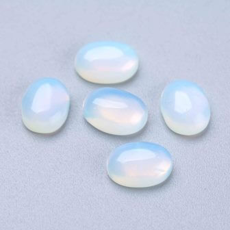 Achat Cabochon ovale 8x6mm OPALITE (1)
